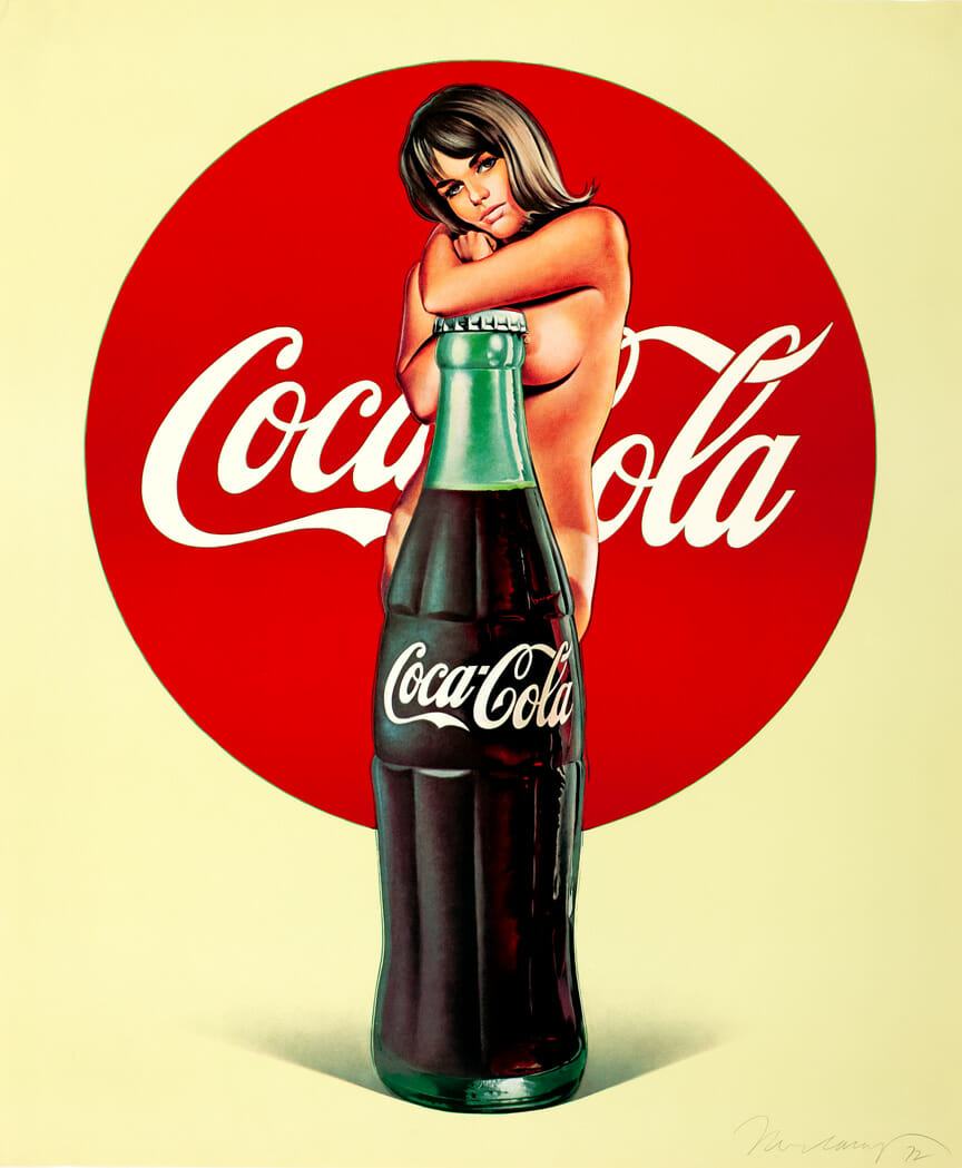 Lola Cola. Artist: Mel Ramos. Date: 1972. Medium: lithograph.