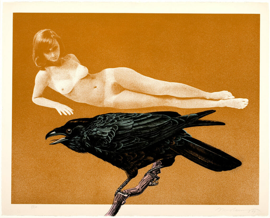 Raven Rita. Artist: Mel Ramos. Date: 1969. Medium: lithograph.