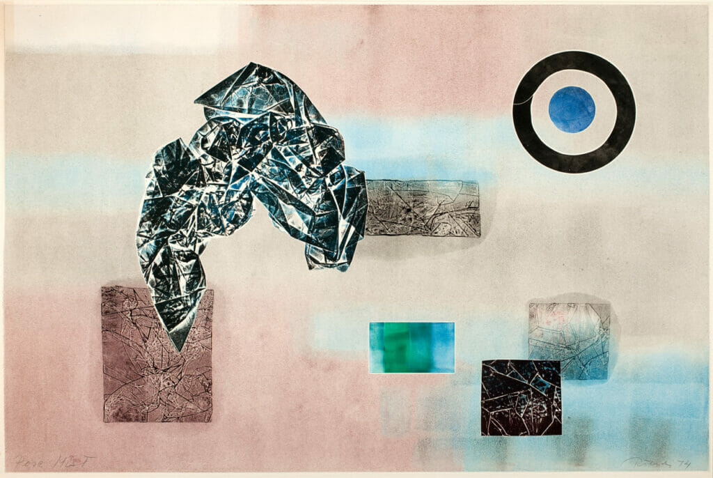 Rose Mist. Artist: Gabor F. Peterdi. Date: 1974. Medium: monoprint.