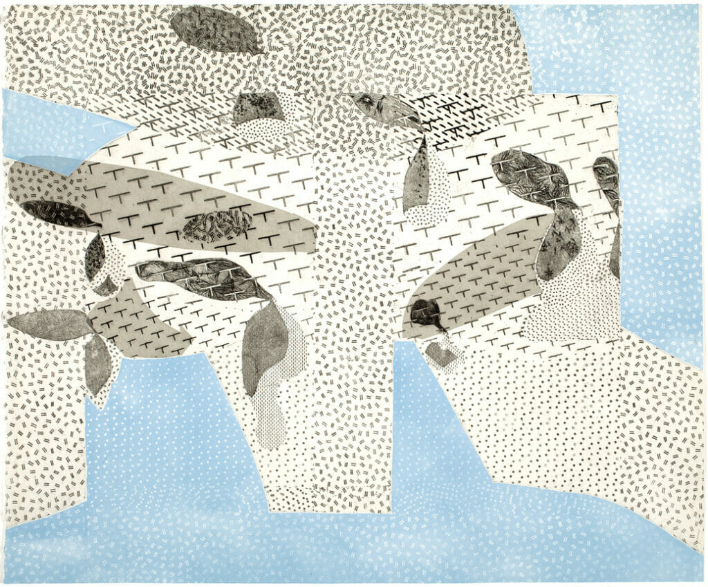 Landscape. Artist: Ann Rea. Date: 1980. Medium: bleed print.