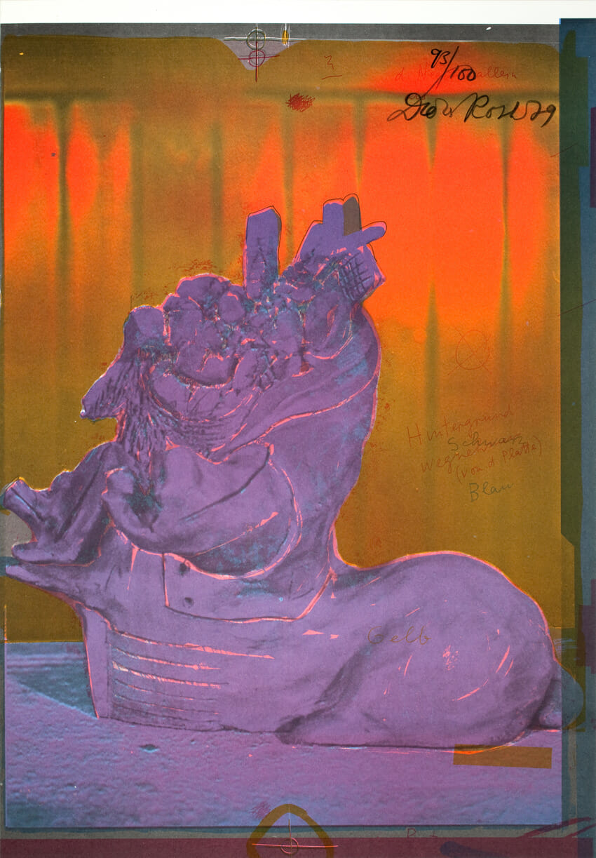 Dogs. Artist: Dieter Roth. Date: 1979. Medium: offset lithograph.