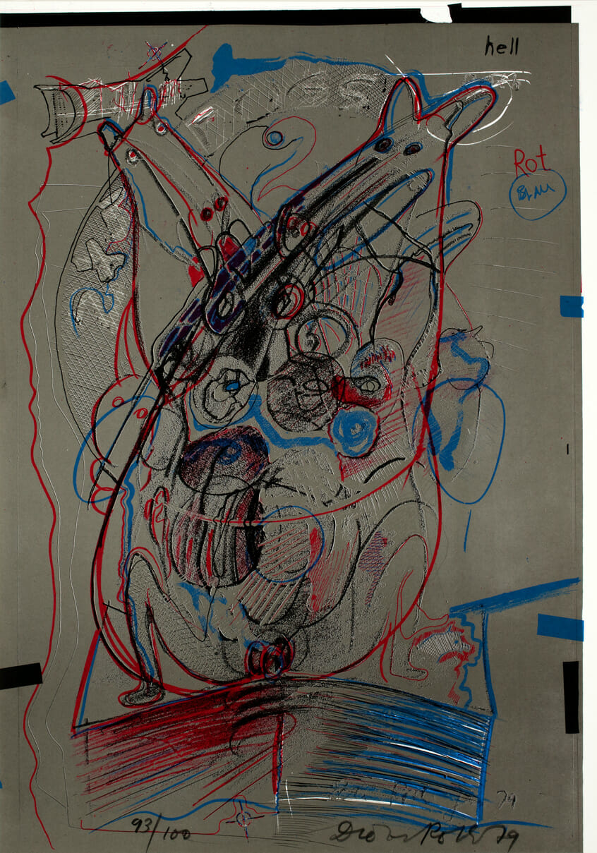 Dogs. Artist: Dieter Roth. Date: 1979. Medium: offset lithograph.