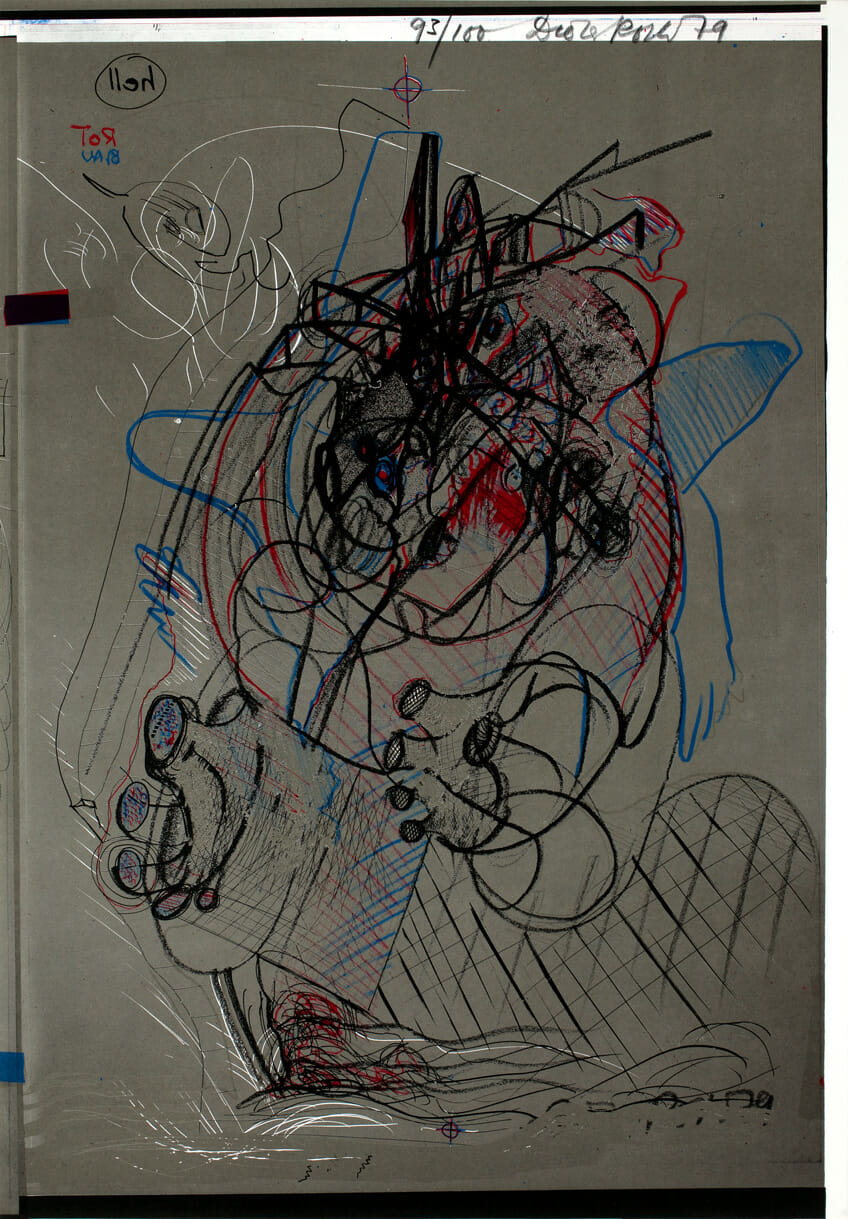 Dogs. Artist: Dieter Roth. Date: 1979. Medium: offset lithograph.