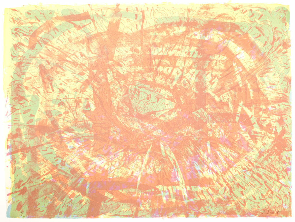 Myth. Artist: Pat Steir. Date: 1983. Medium: lithograph.