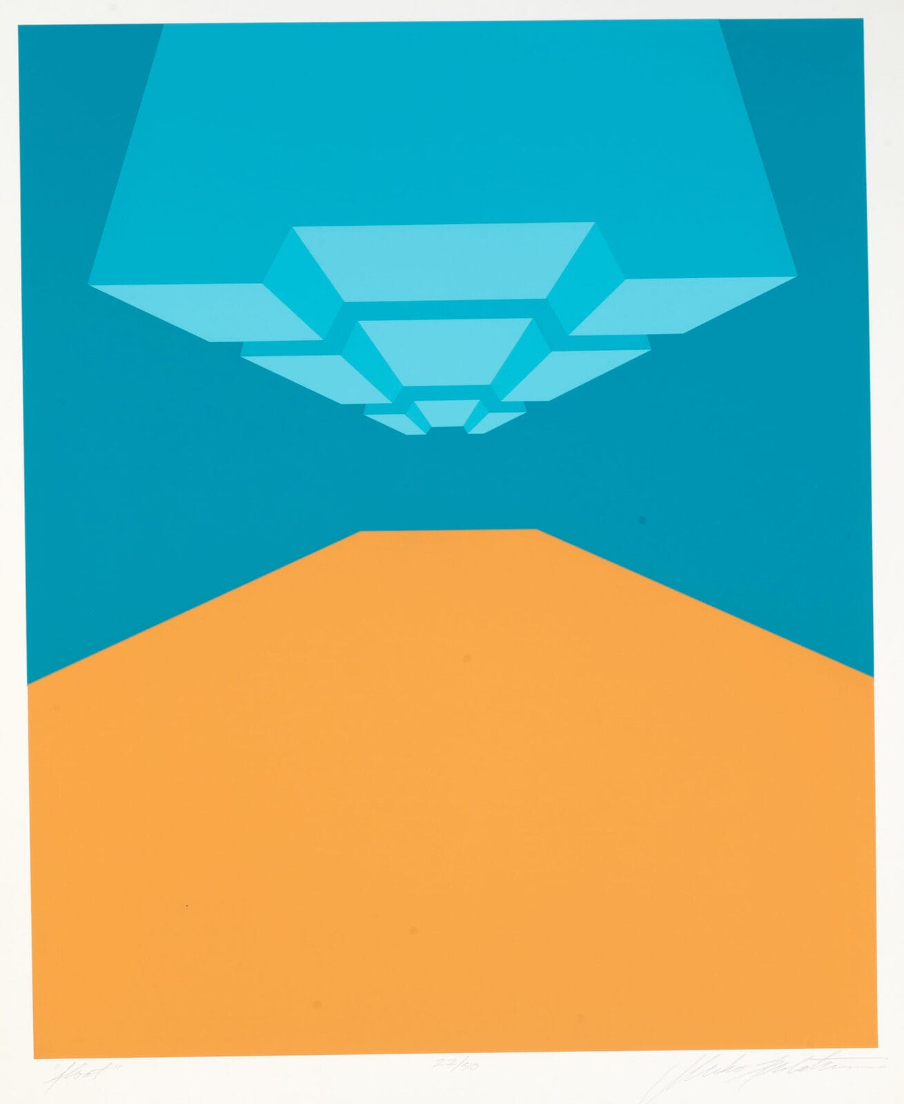 Float. Artist: Marko Spalatin. Date: 1970. Medium: screenprint.