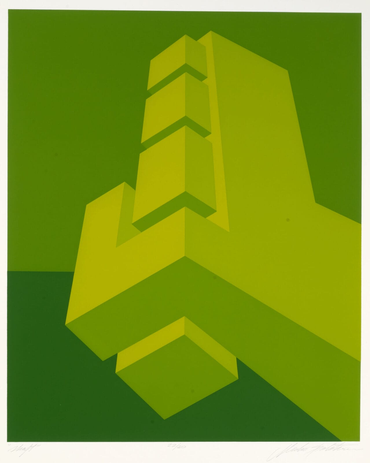 Shaft. Artist: Marko Spalatin. Date: 1970. Medium: screenprint.
