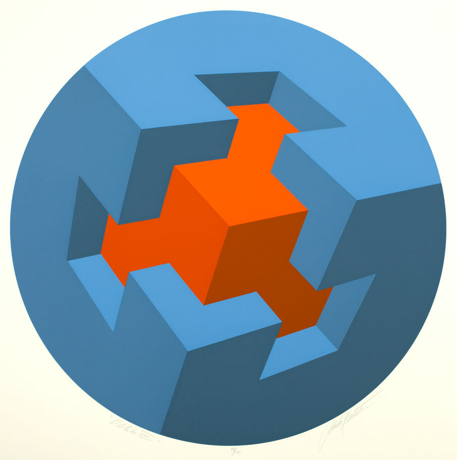 Oblik VIII. Artist: Marko Spalatin. Date: 1975. Medium: screenprint.