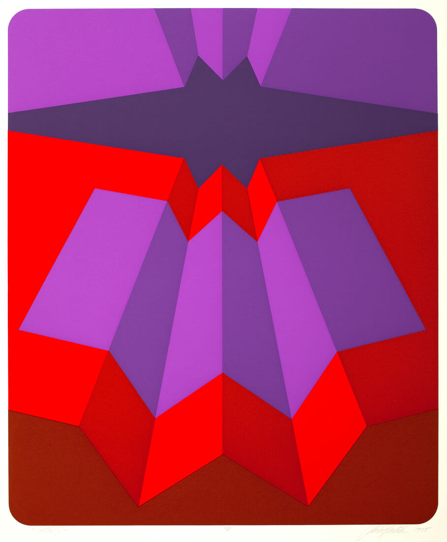 Silba V. Artist: Marko Spalatin. Date: 1975. Medium: screenprint.
