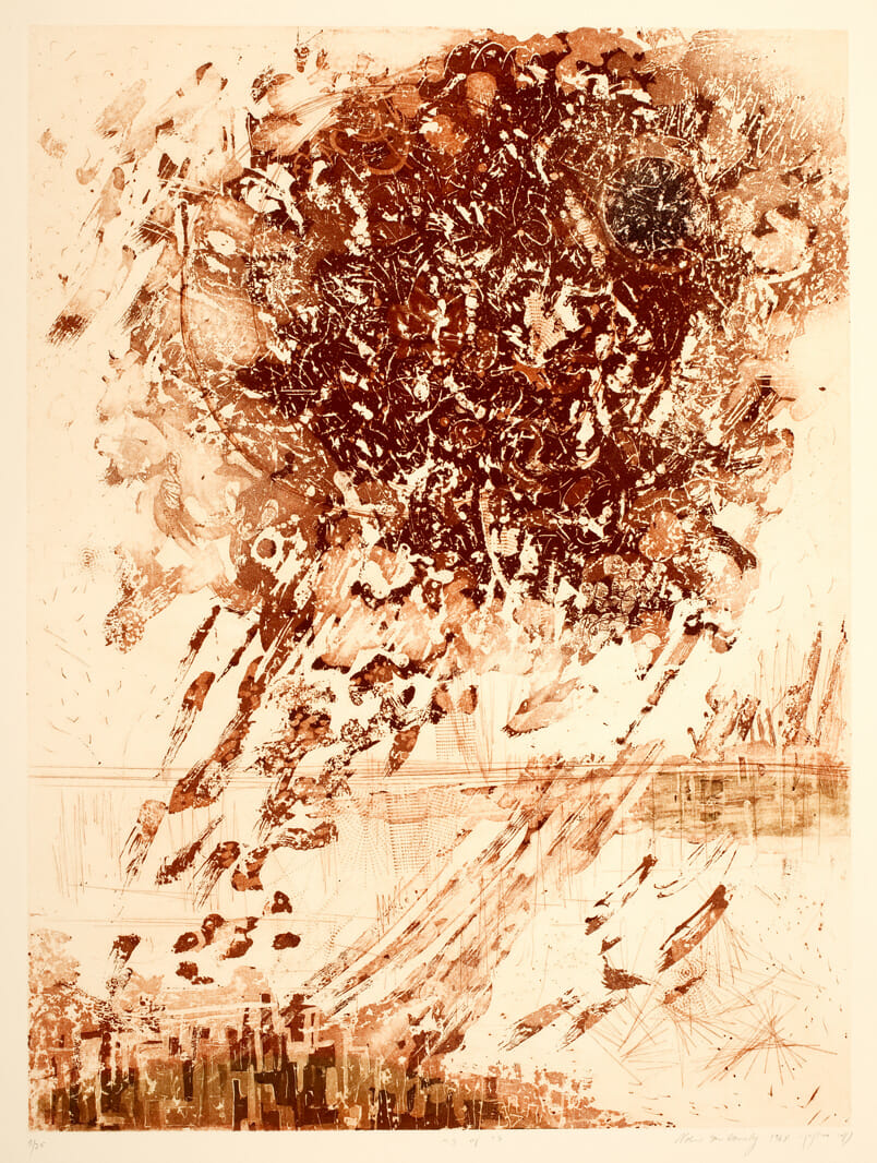 These and Those (Brown). Artist: Noemi Smilansky. Date: 1968. Medium: etching.