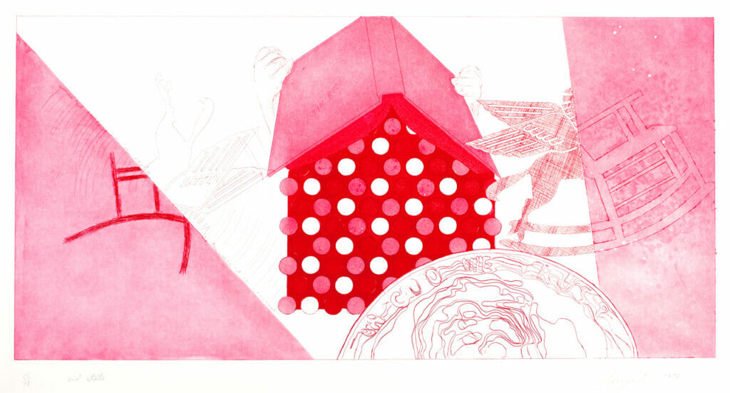 Tin Roof. Artist: James Rosenquist. Date: 1978. Medium: etching.