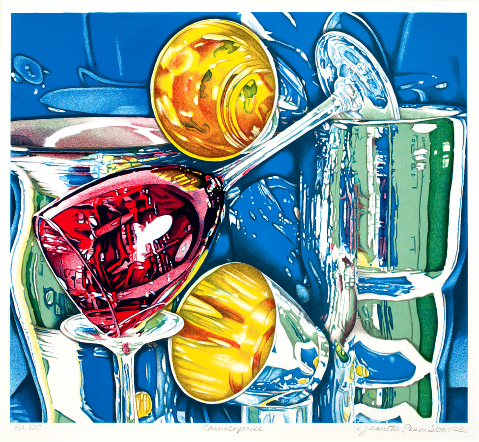 Counterpoise. Artist: Jeanette Pasin Sloan. Date: 2002. Medium: lithograph.