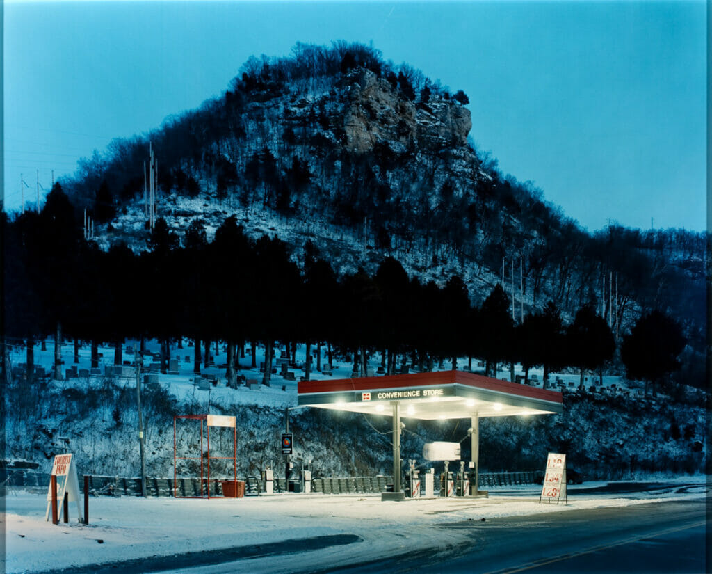 Cemetery, Fountain City, WI. Artist: Alec Soth. Date: 2002. Medium: dye-coupler print.