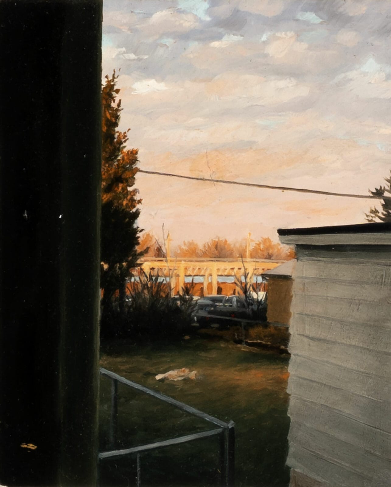 Sunrise II. Artist: Barry Roal Carlsen. Medium: oil on wood panel.