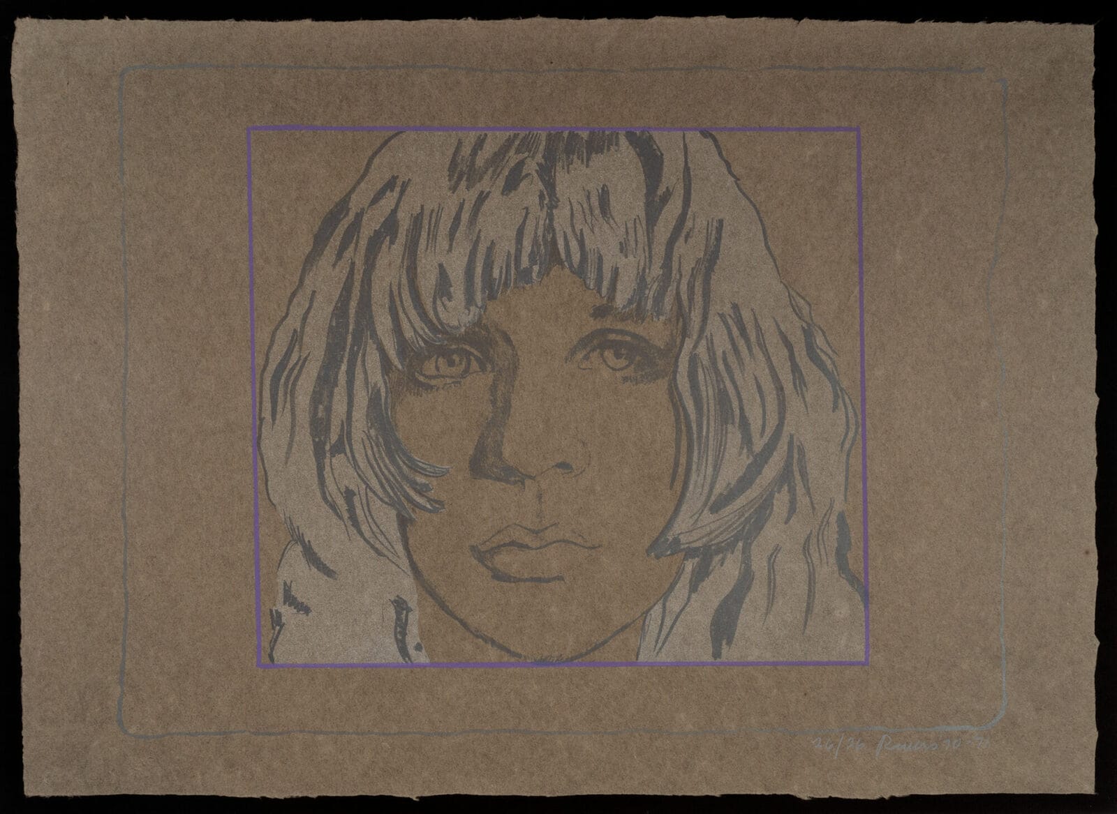 Diane Raised II. Artist: Larry Rivers. Date: 1971. Medium: lithograph.