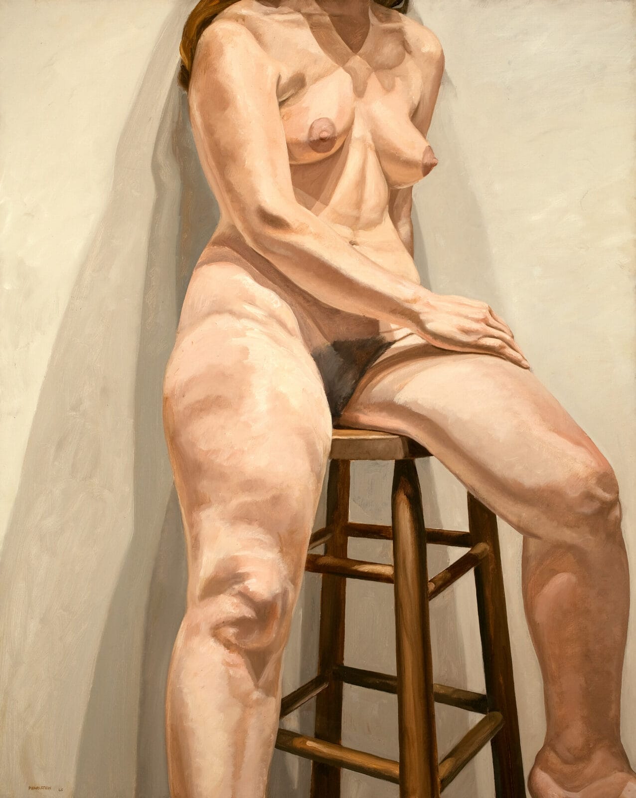 Model. Artist: Philip Pearlstein. Date: 1965. Medium: oil.