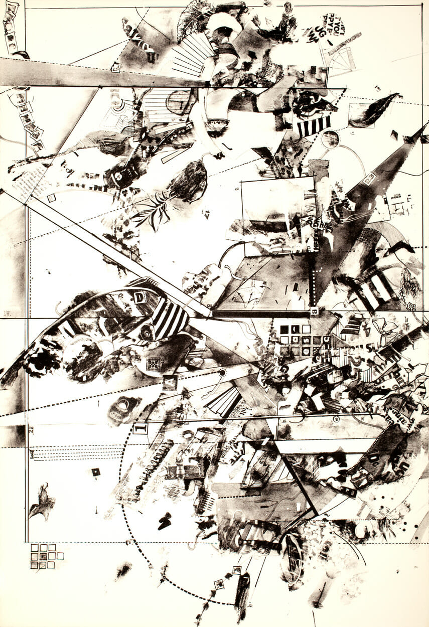 Nobody Eats the Feathers. Artist: Barbara Tisserat. Date: 1975. Medium: lithograph.