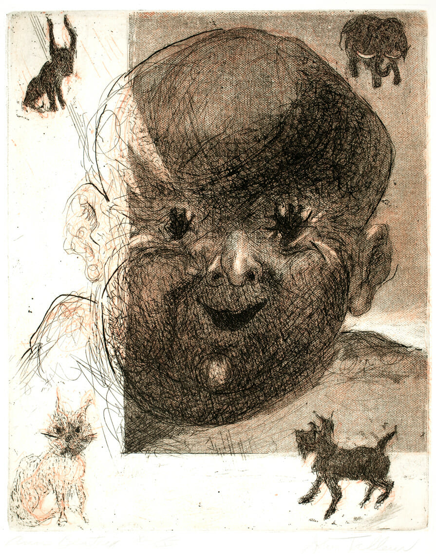 Ann Beatrix. Artist: John Talleur. Date: 1976. Medium: soft-ground etching.