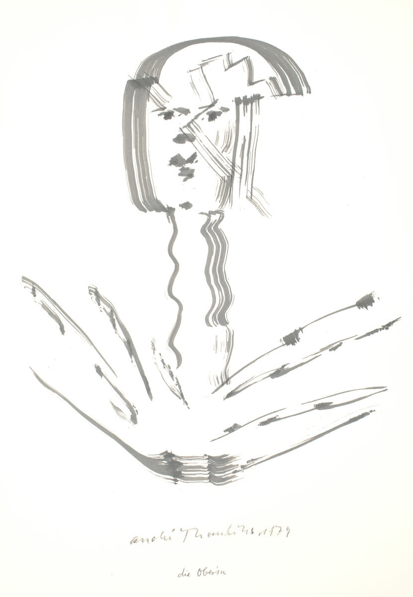 Bridgewood. Artist: André Thomkins. Date: 1979. Medium: ink on paper.
