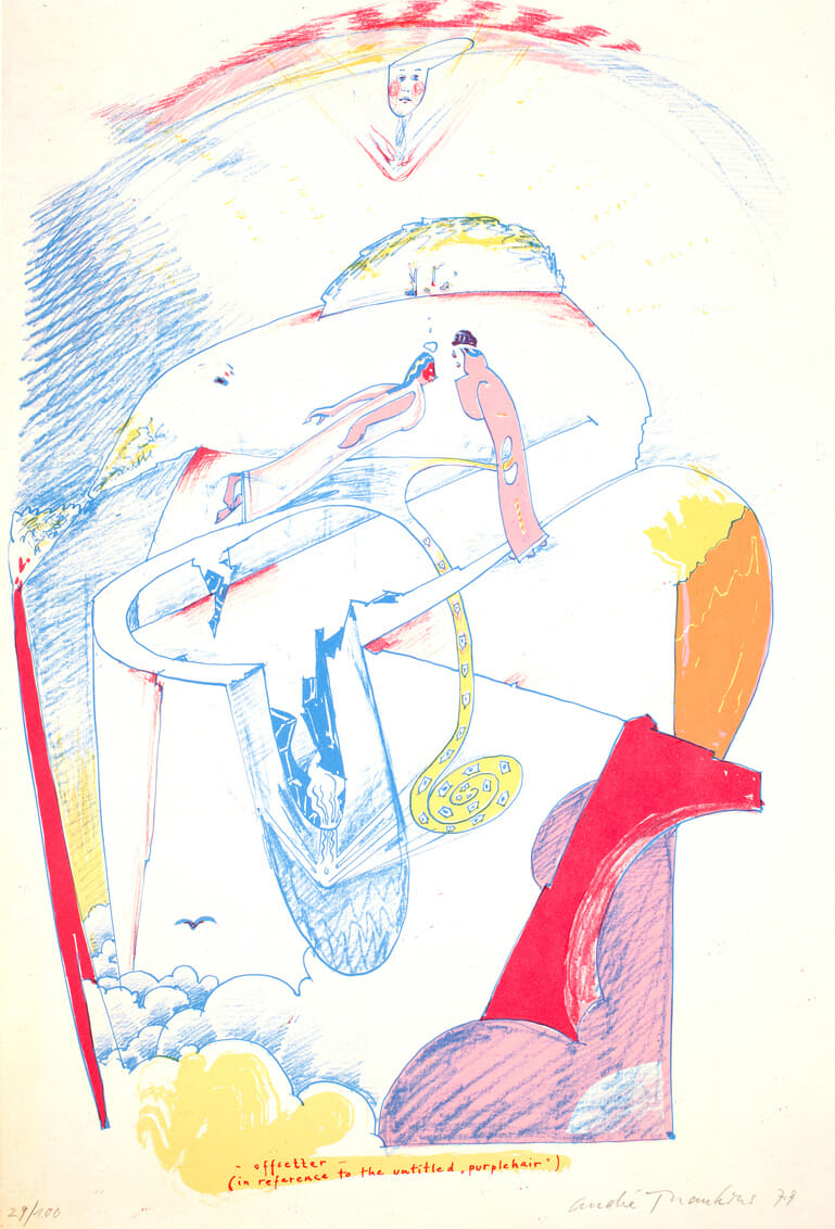Offsetter. Artist: André Thomkins. Date: 1979. Medium: offset lithograph.