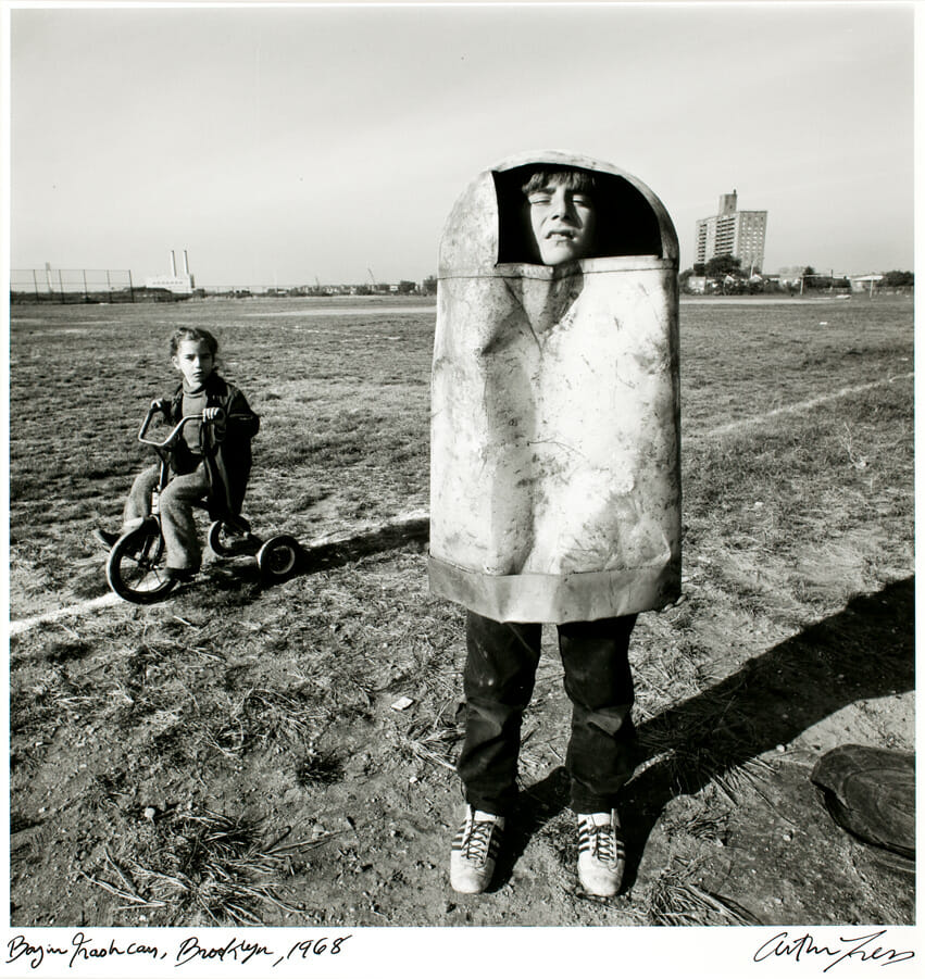 Boy in Trash Can, Brooklyn. Artist: Arthur Tress. Date: 1968. Medium: gelatin silver print.