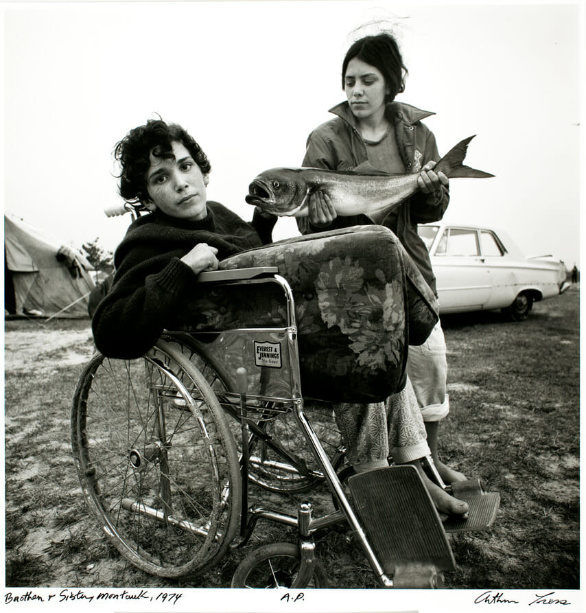 Brother and Sister, Montauk. Artist: Arthur Tress. Date: 1974. Medium: gelatin silver print.