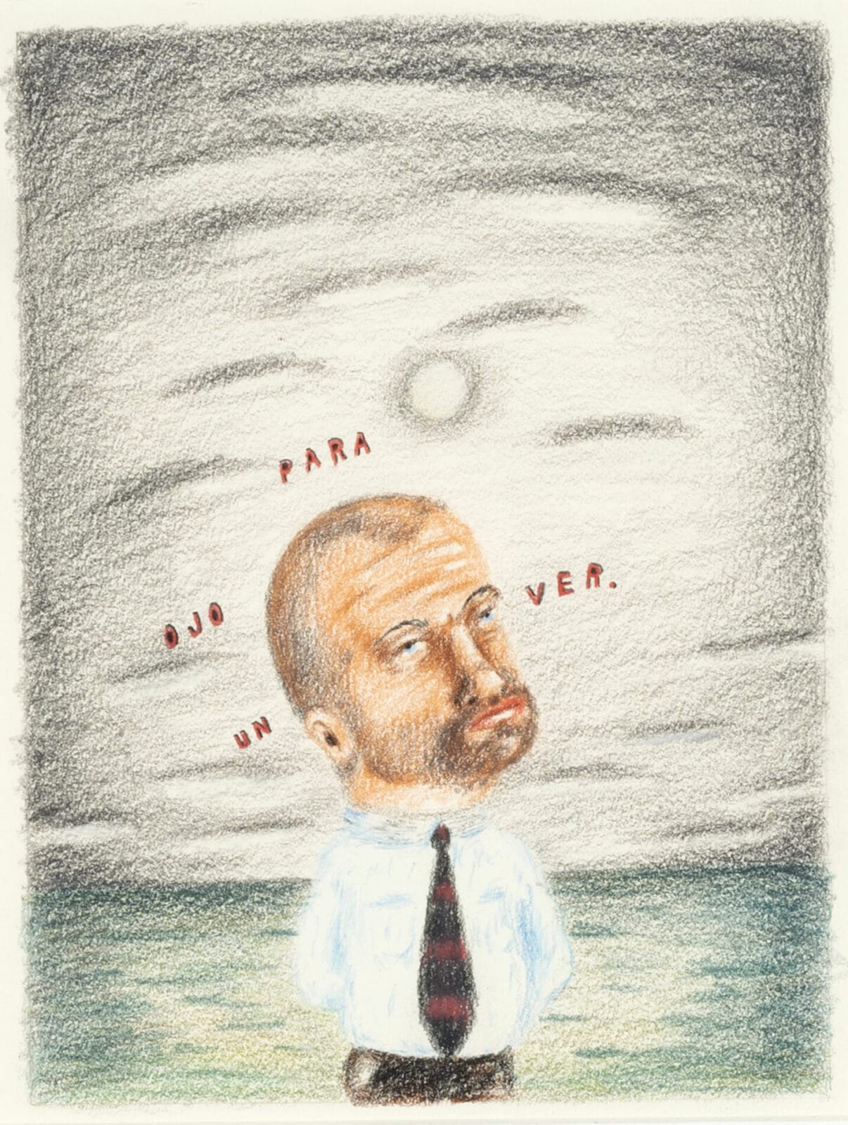 Untitled. Artist: Fred Stonehouse. Date: 1988. Medium: colored pencil.