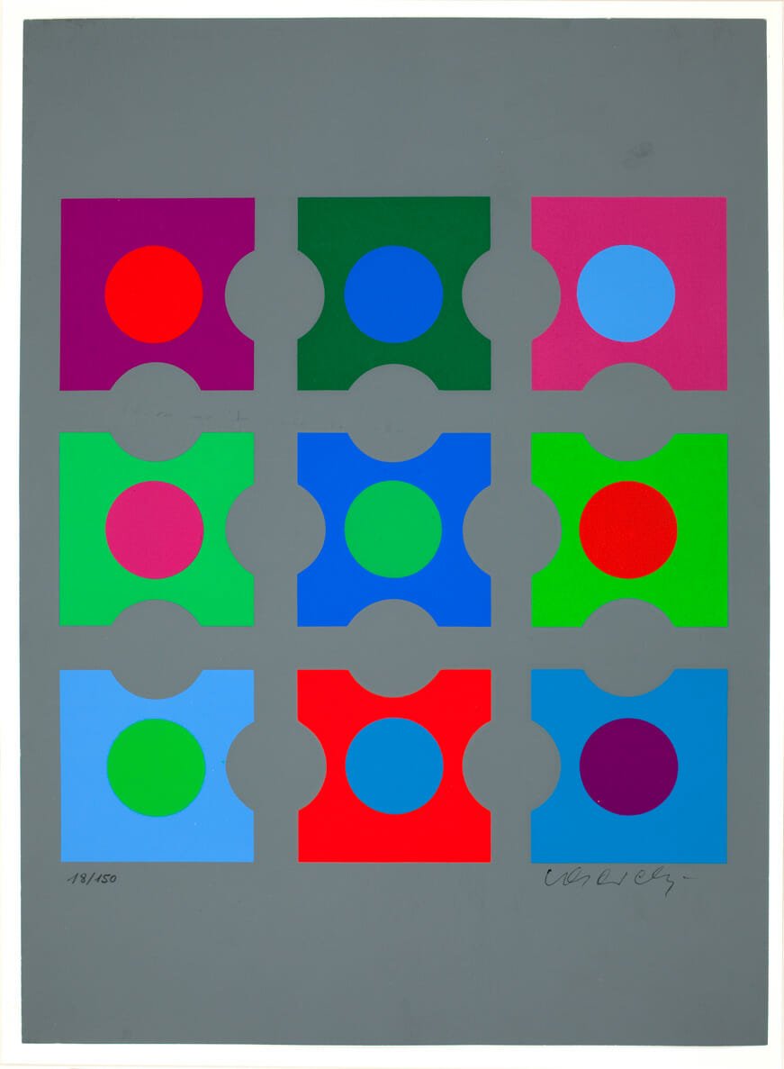 Untitled. Artist: Victor Vasarely. Date: 1967. Medium: screenprint on paper.