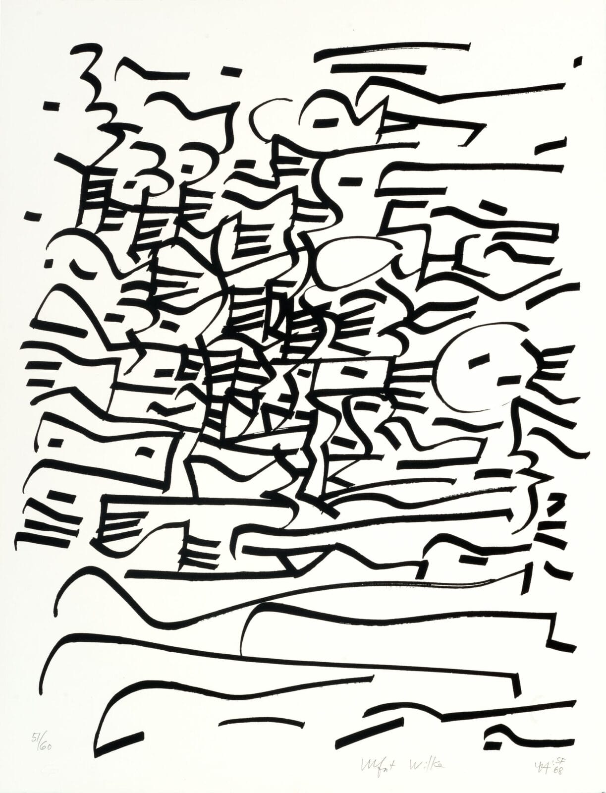 Untitled. Artist: Ulfert Wilke. Date: 1968. Medium: lithograph.