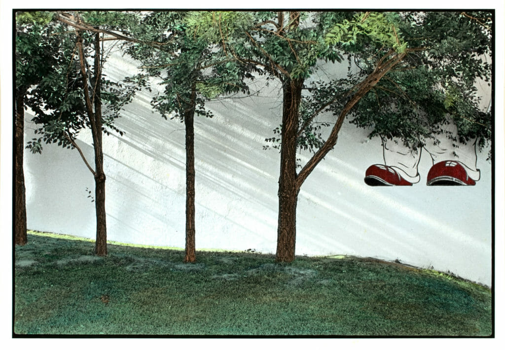 Helena, Montana. Artist: Gwen Widmer. Date: 1973. Medium: hand-colored photograph.