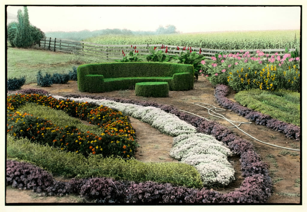 Biggsville, Illinois. Artist: Gwen Widmer. Date: 1971. Medium: hand-colored photograph.