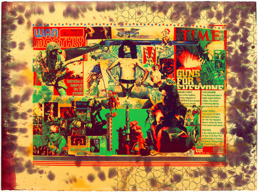 Big Stick. Artist: William Weege. Date: 1976. Medium: full bleed print and screenprint.