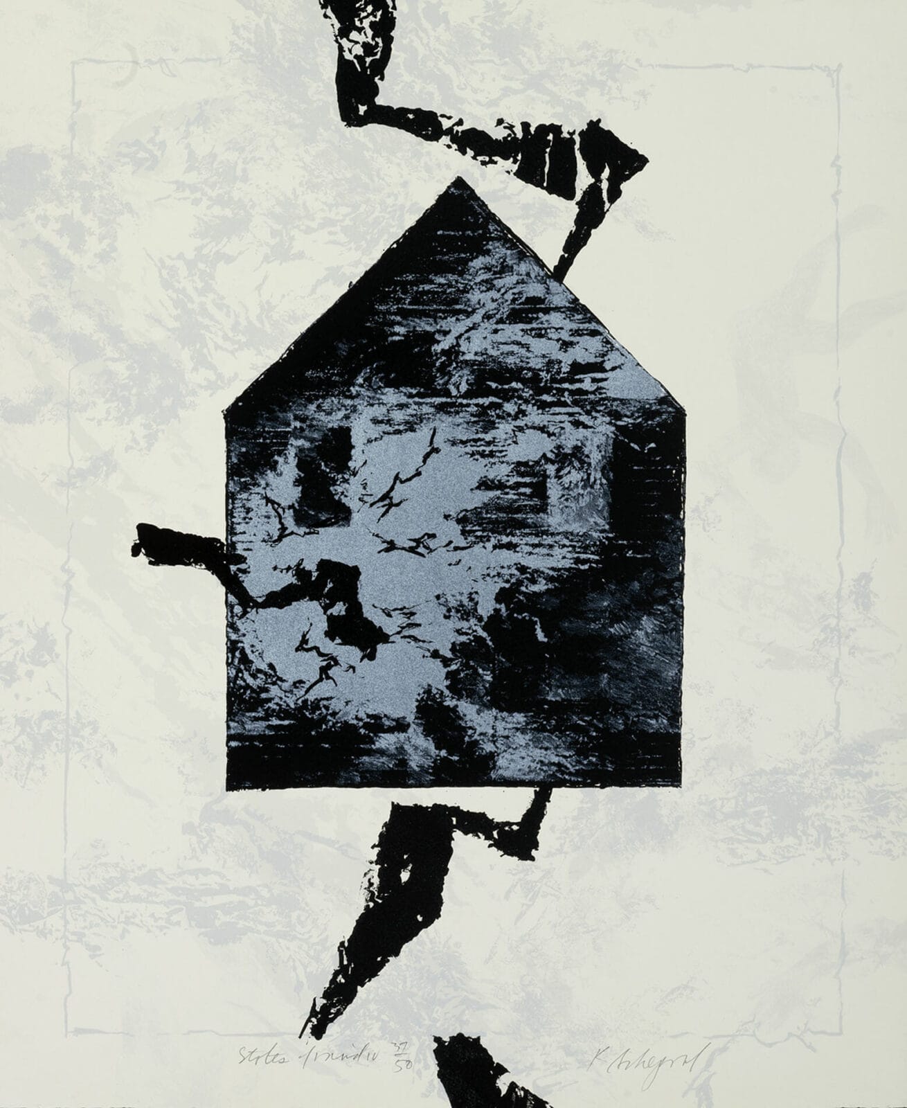 States of Mind IV. Artist: Keith Achepol. Date: 1975. Medium: lithograph.