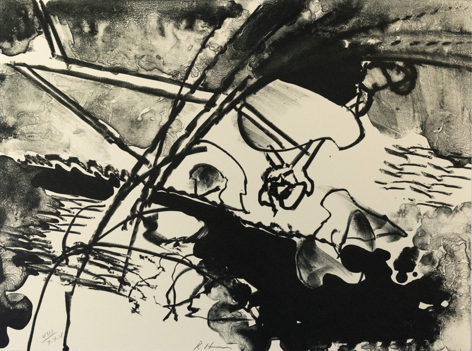 Untitled. Artist: Richard Hunt. Date: 1978. Medium: lithograph.