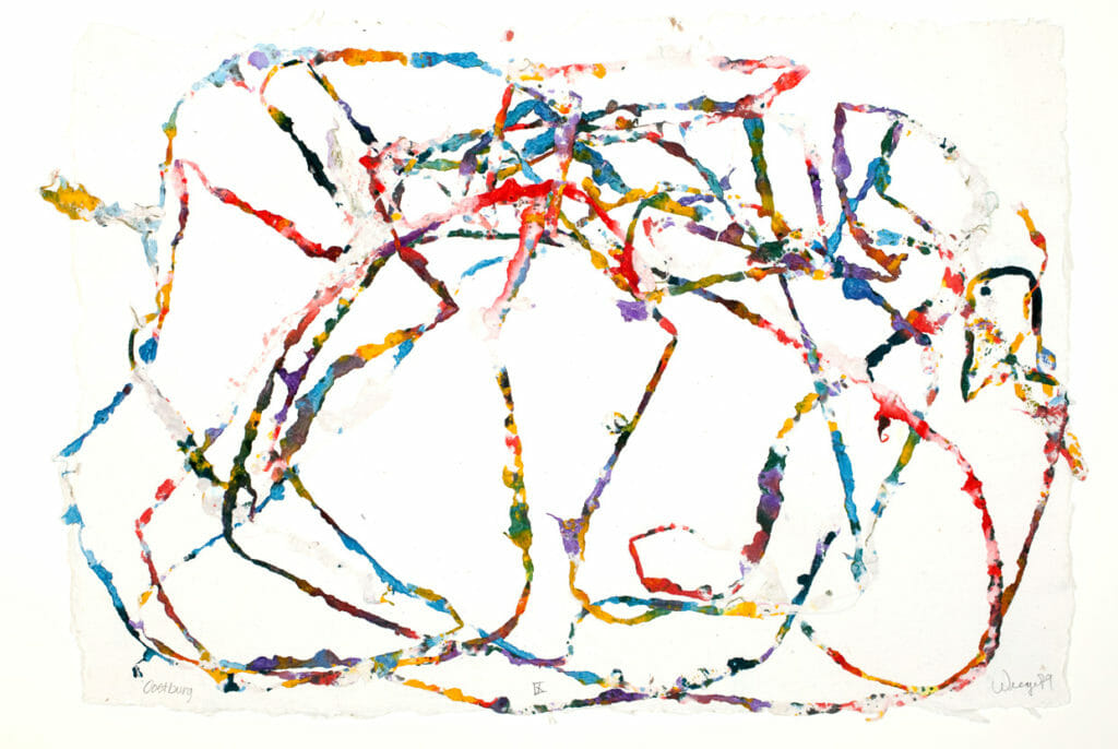 Oostburg. Artist: William Weege. Date: 1979. Medium: hand-made paper piece.