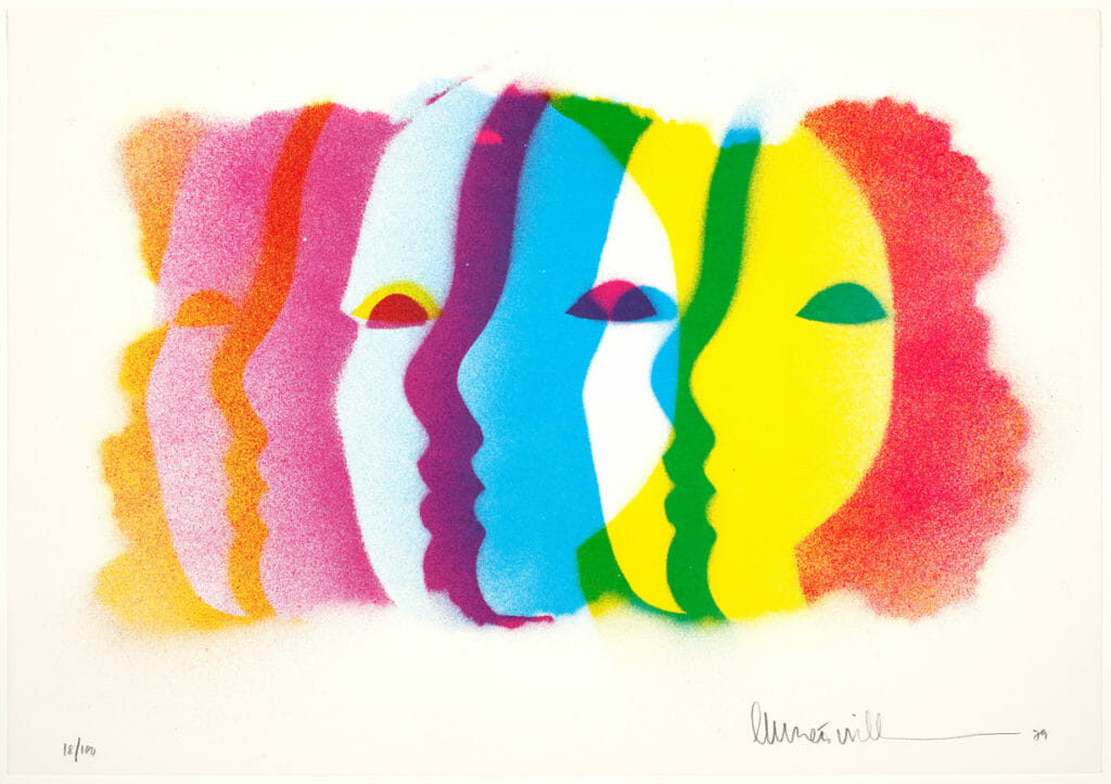 (untitled). Artist: Emmett Williams. Date: 1979. Medium: offset lithograph.