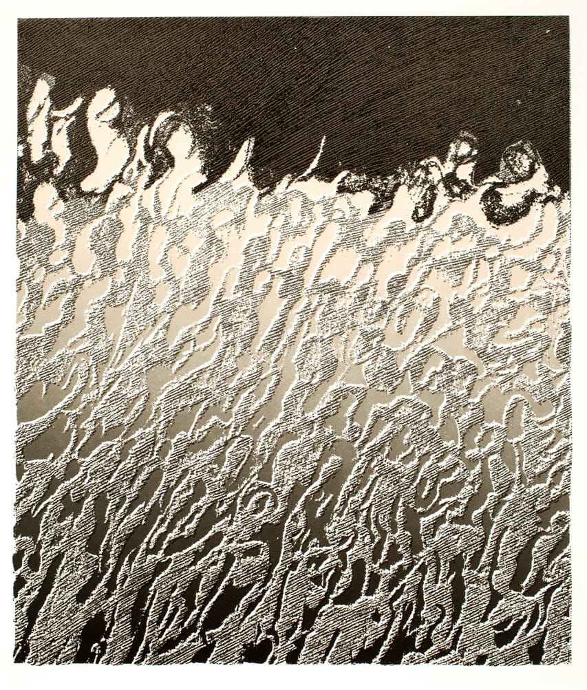 Frothing. Artist: June Wayne. Date: 1980. Medium: lithograph.