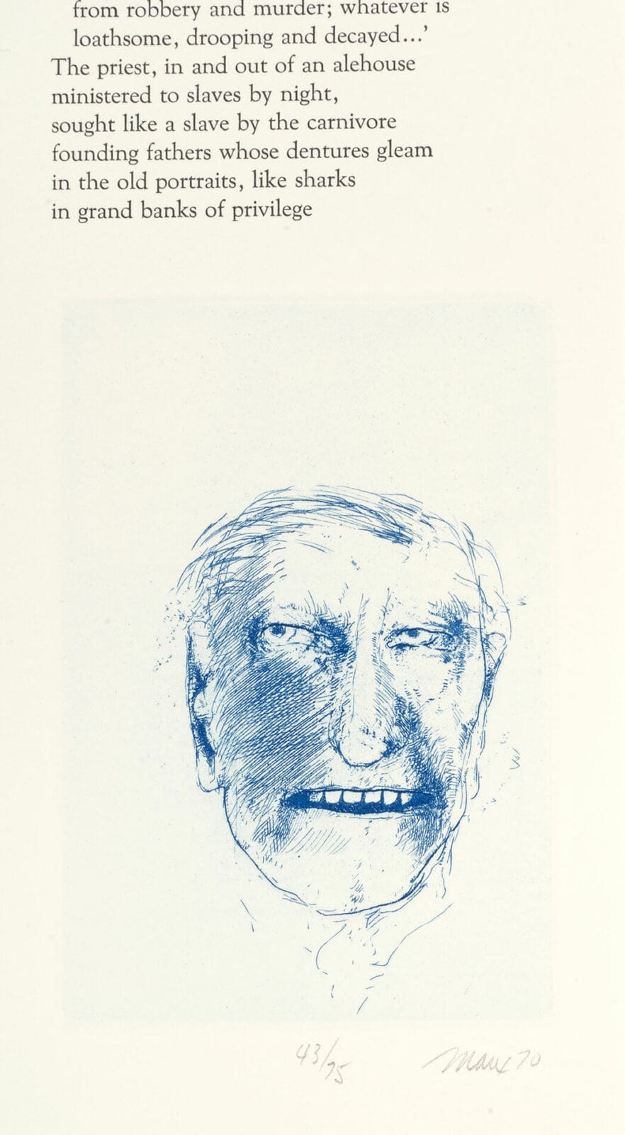 Untitled. Artist: Robert Ernst Marx. Date: 1970. Medium: etching.