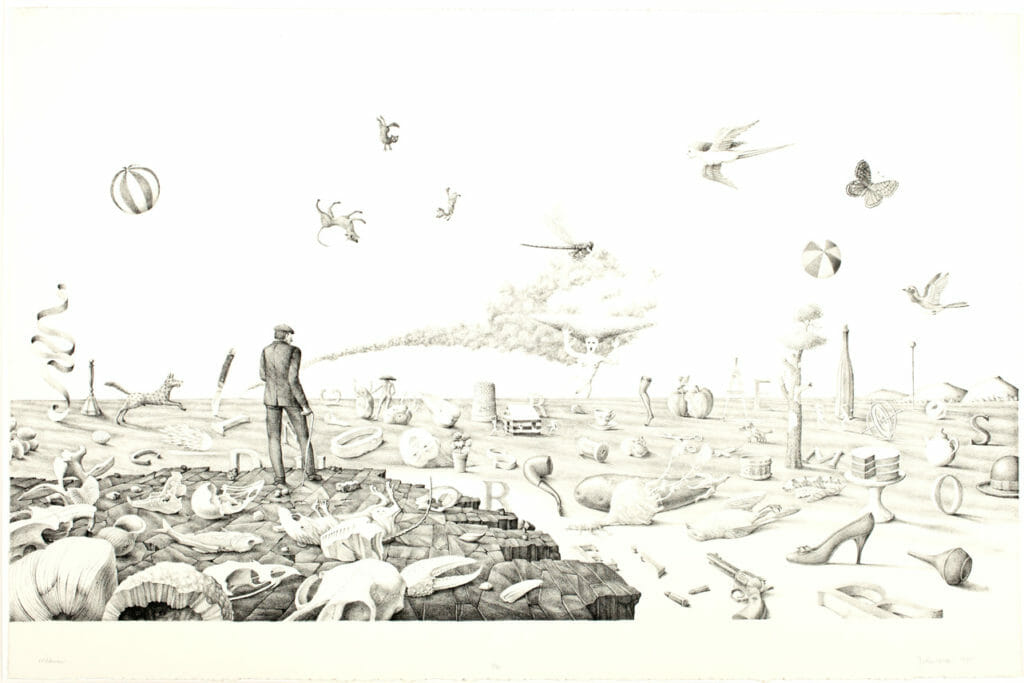 Wildeview. Artist: John Wilde. Date: 1985. Medium: lithograph.