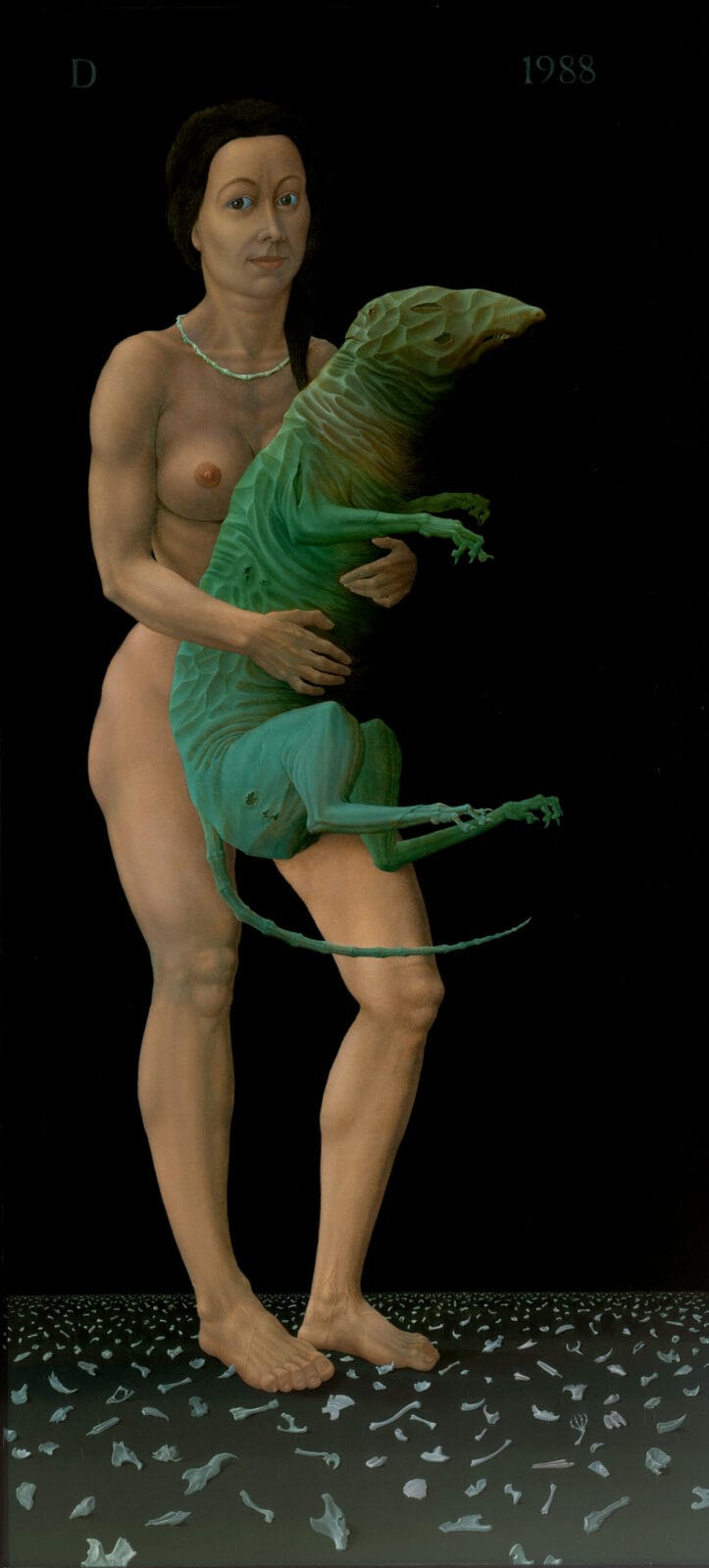 Portrait of D. Artist: John Wilde. Date: 1988. Medium: oil on wood.