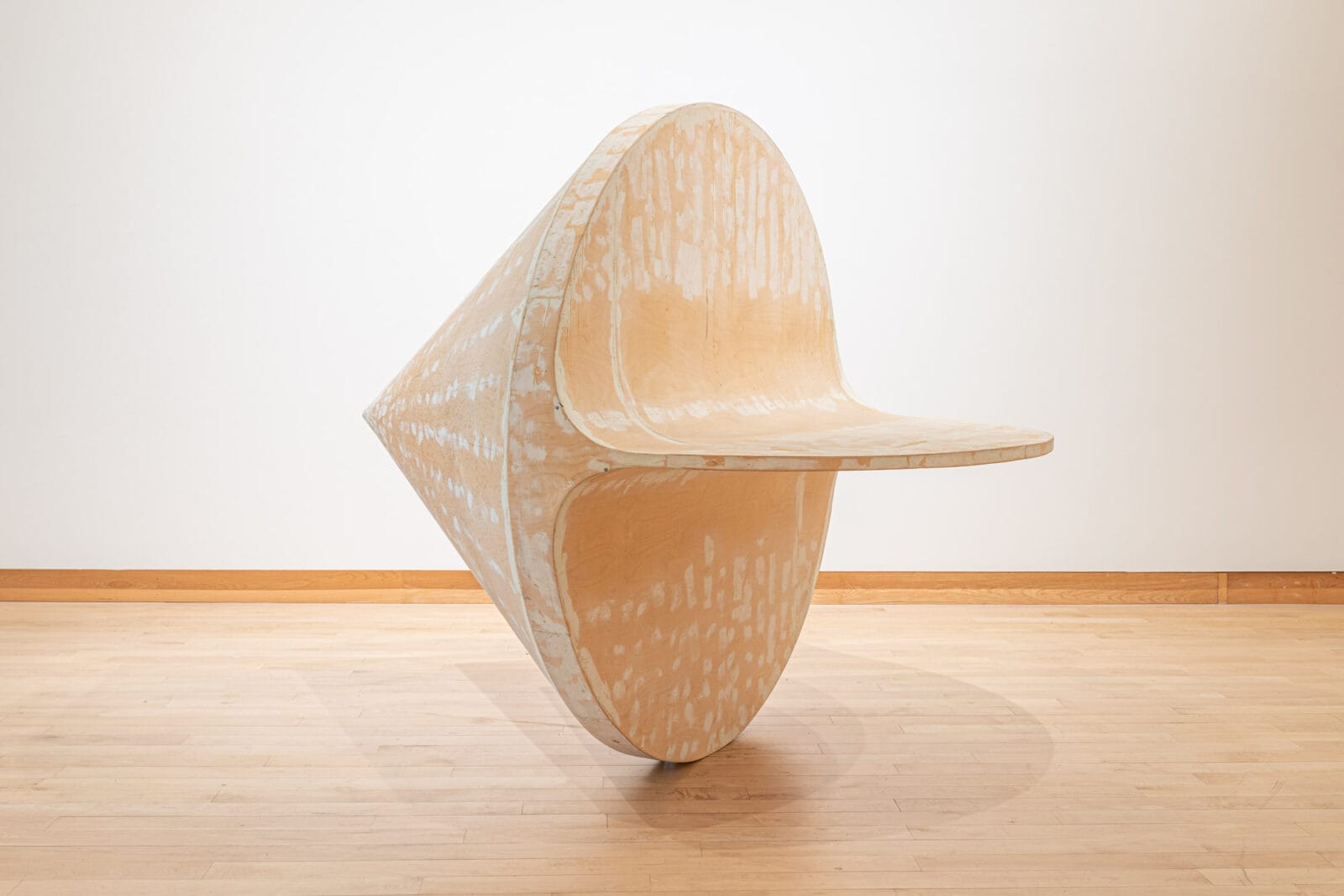 Untitled (Cone with Semicircle). Artist: Erik Levine. Date: 1990. Medium: plywood.