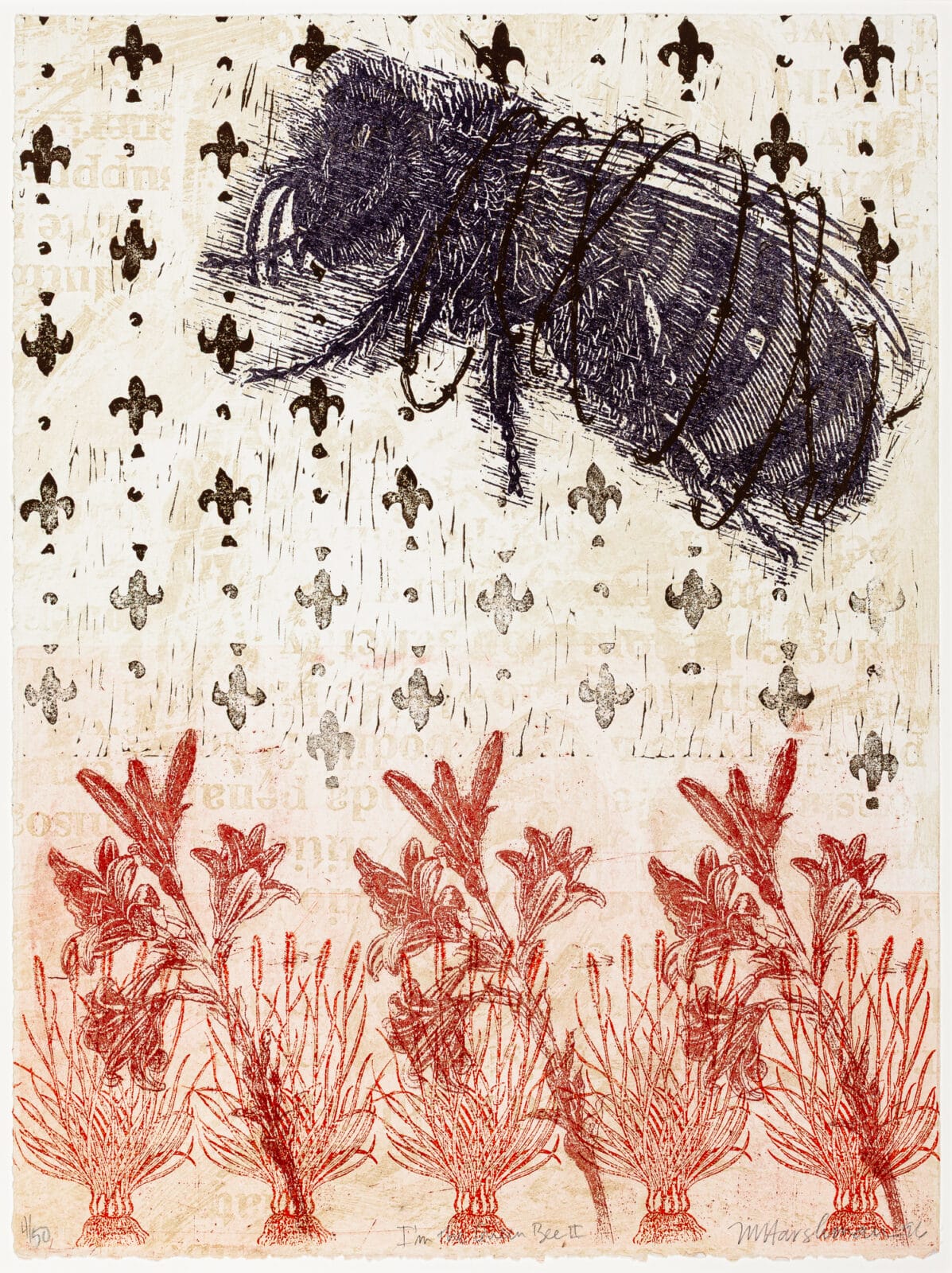 I’m the Queen Bee II. Artist: Melissa Harshman. Date: 1996. Medium: mixed media.