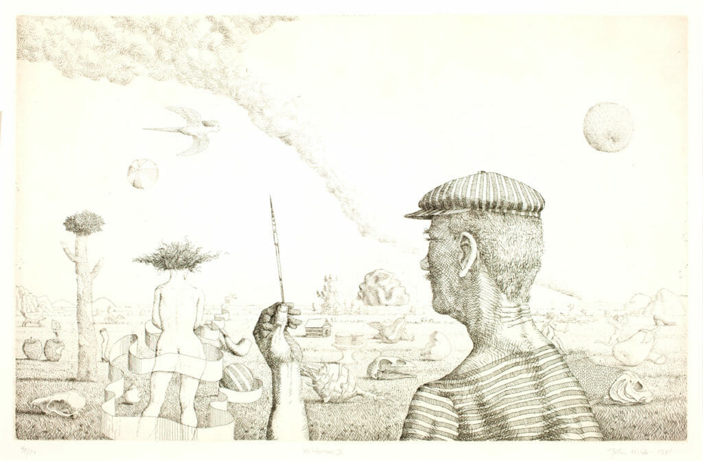 Wildeview II. Artist: John Wilde. Date: 1985. Medium: etching.