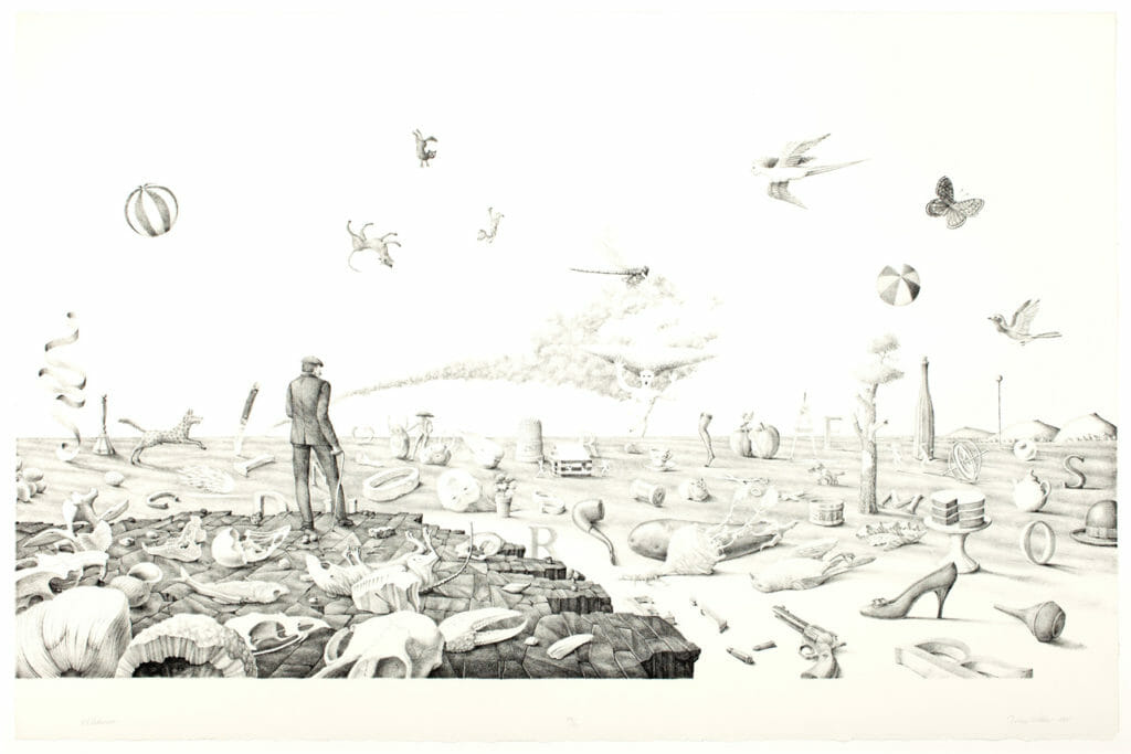 Wildeview. Artist: John Wilde. Date: 1985. Medium: lithograph.