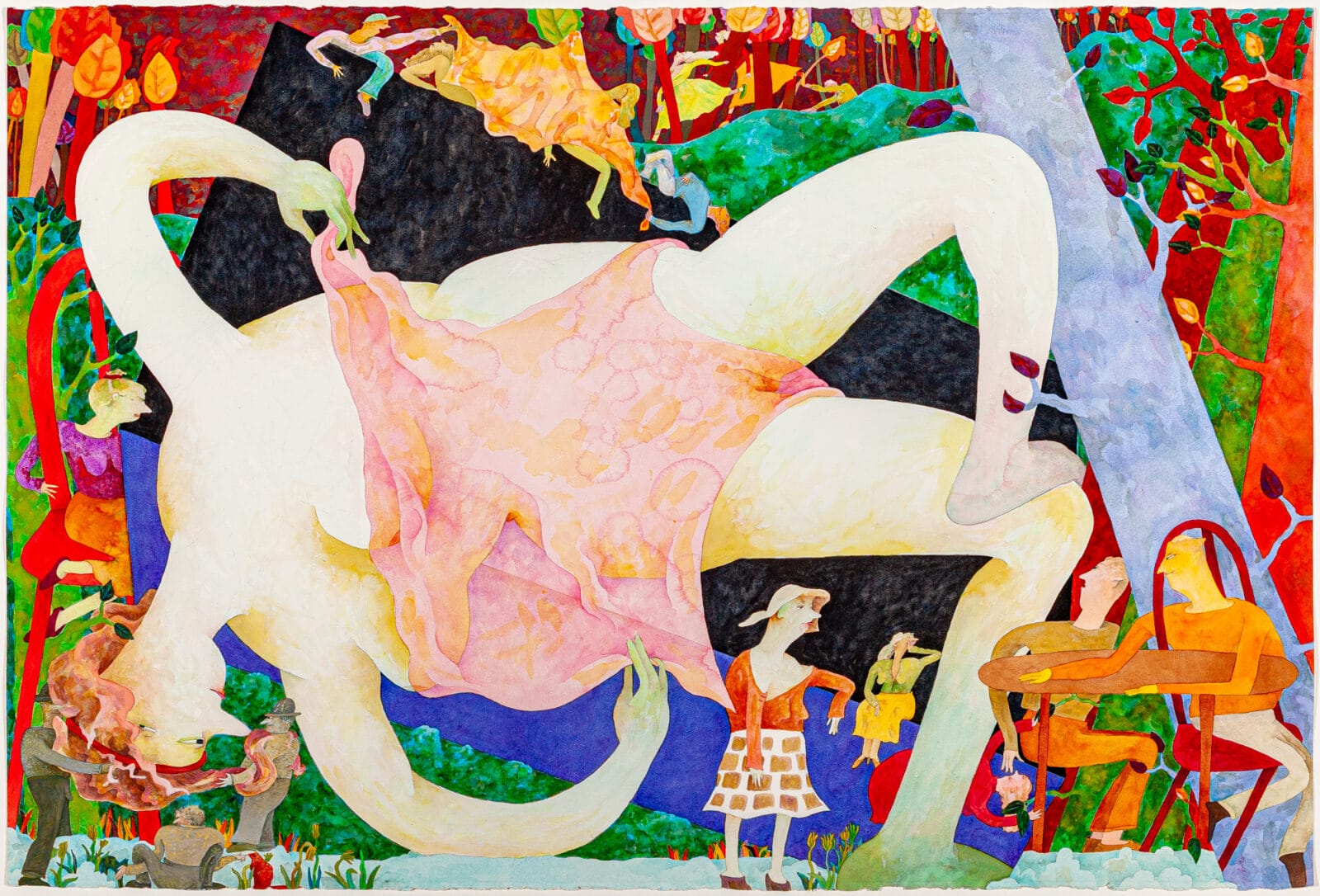 Pearly Shade. Artist: Gladys Nilsson. Date: 2005. Medium: watercolor and gouache on paper.