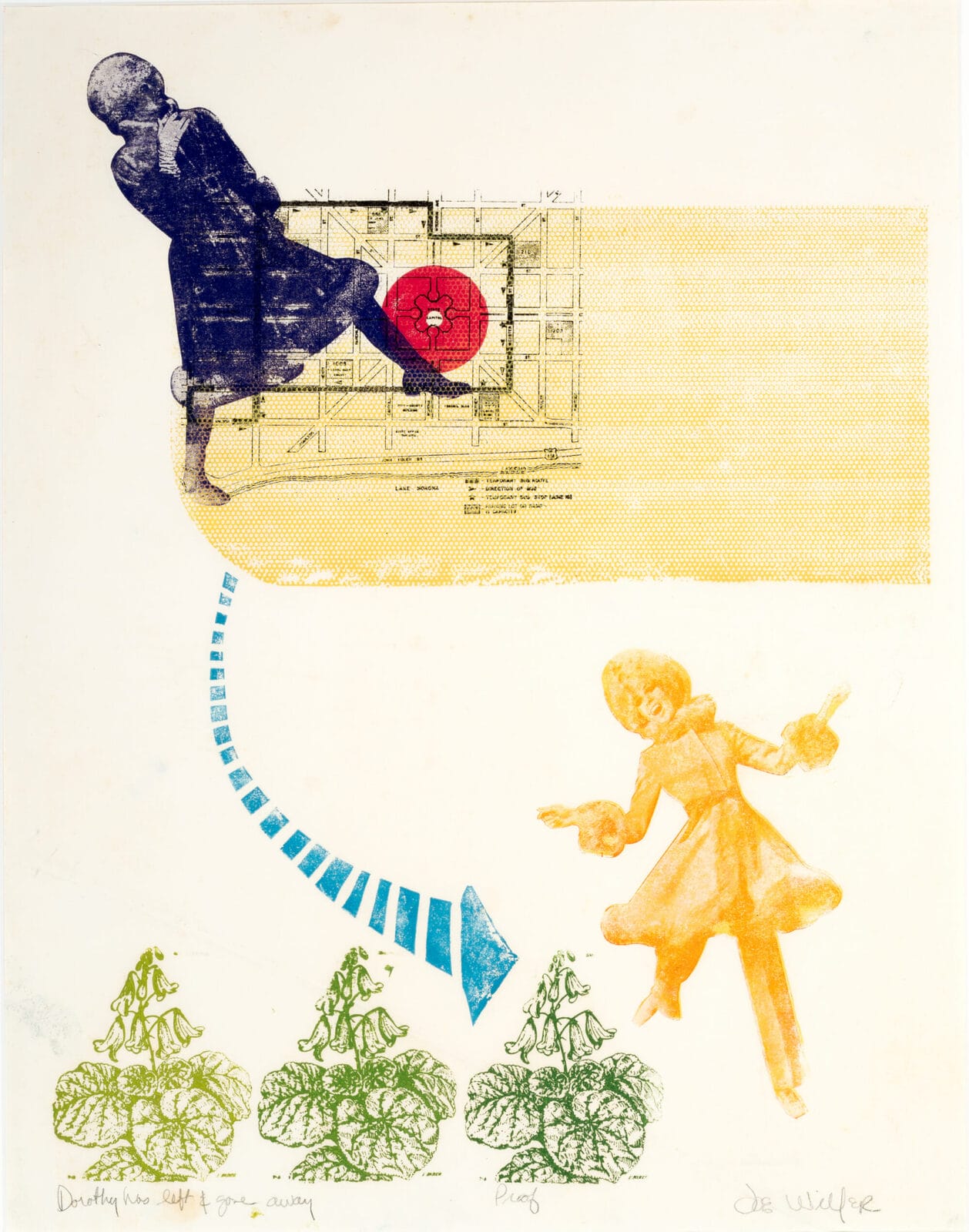 Dorothy has left and gone away. Artist: Joseph Wilfer. Date: n.d.. Medium: lithograph.