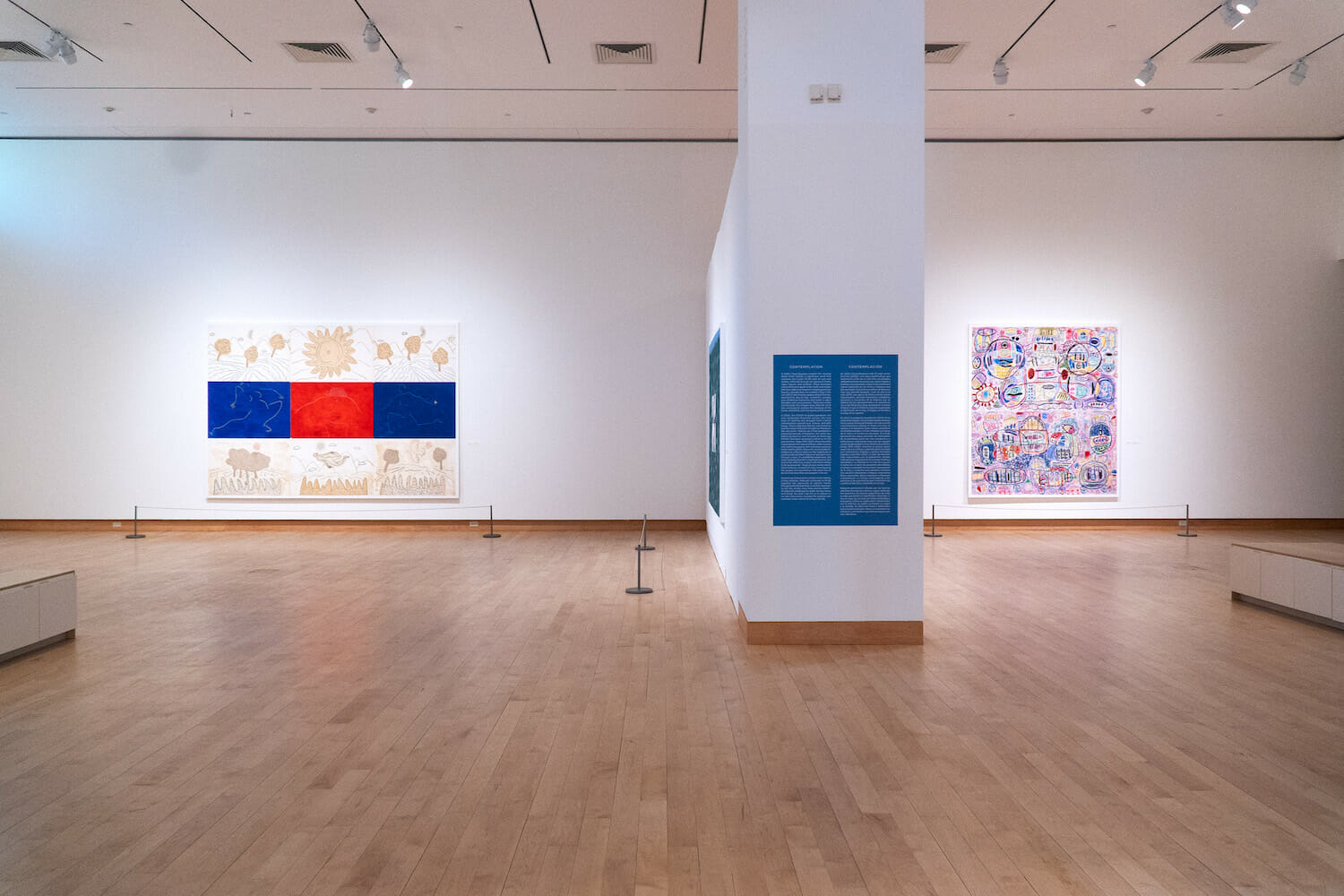 Installation view of the exhibition Floyd Newsum: Evolution of Sight.