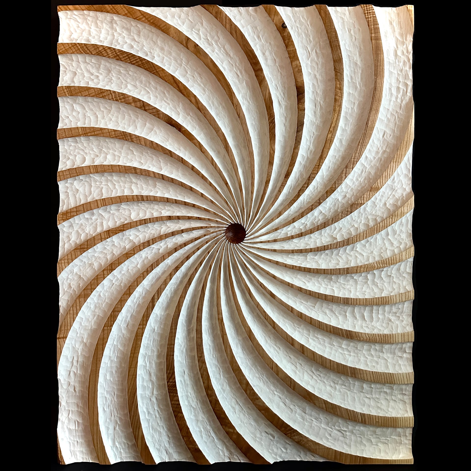 A ceramic sculpture spial.