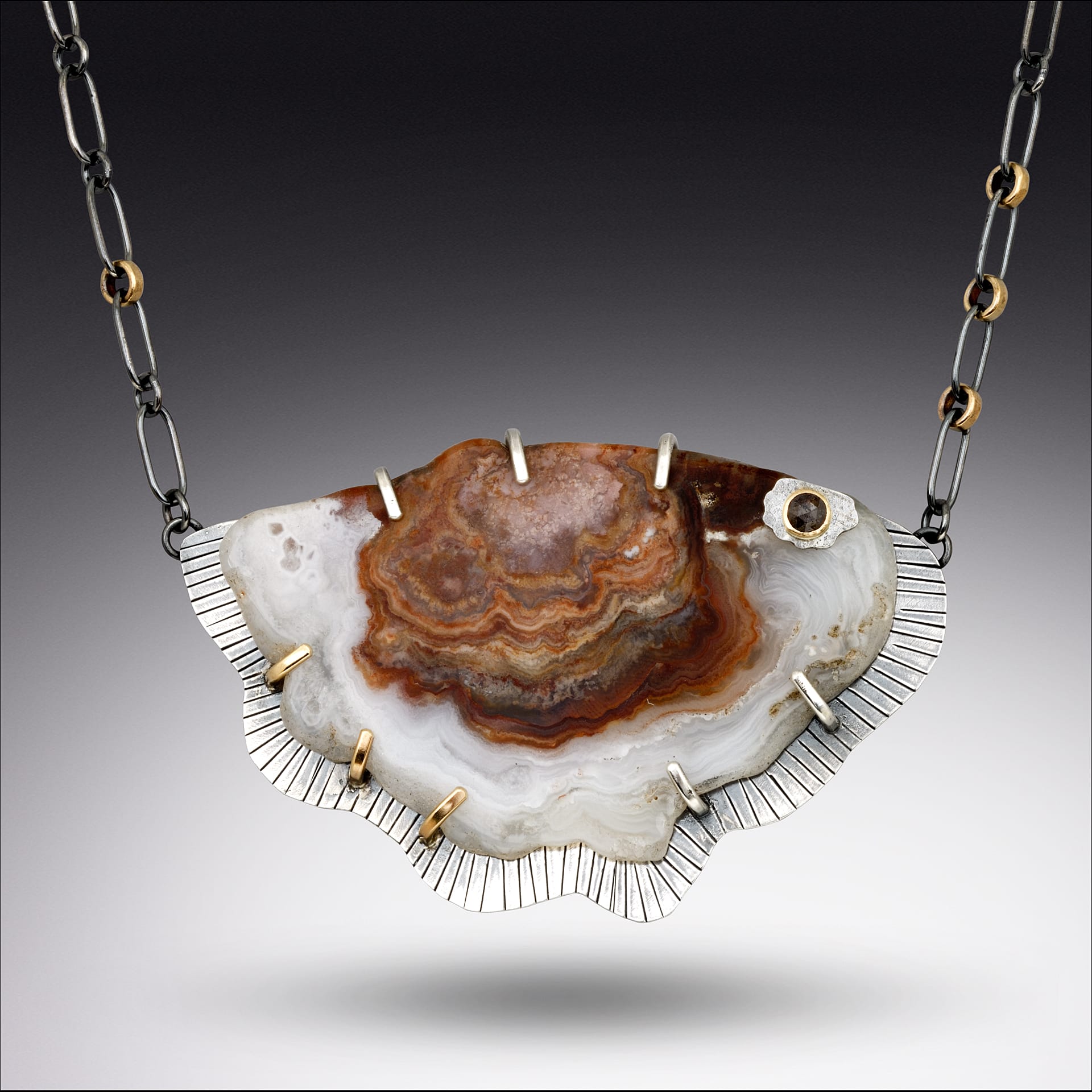 a stone necklace