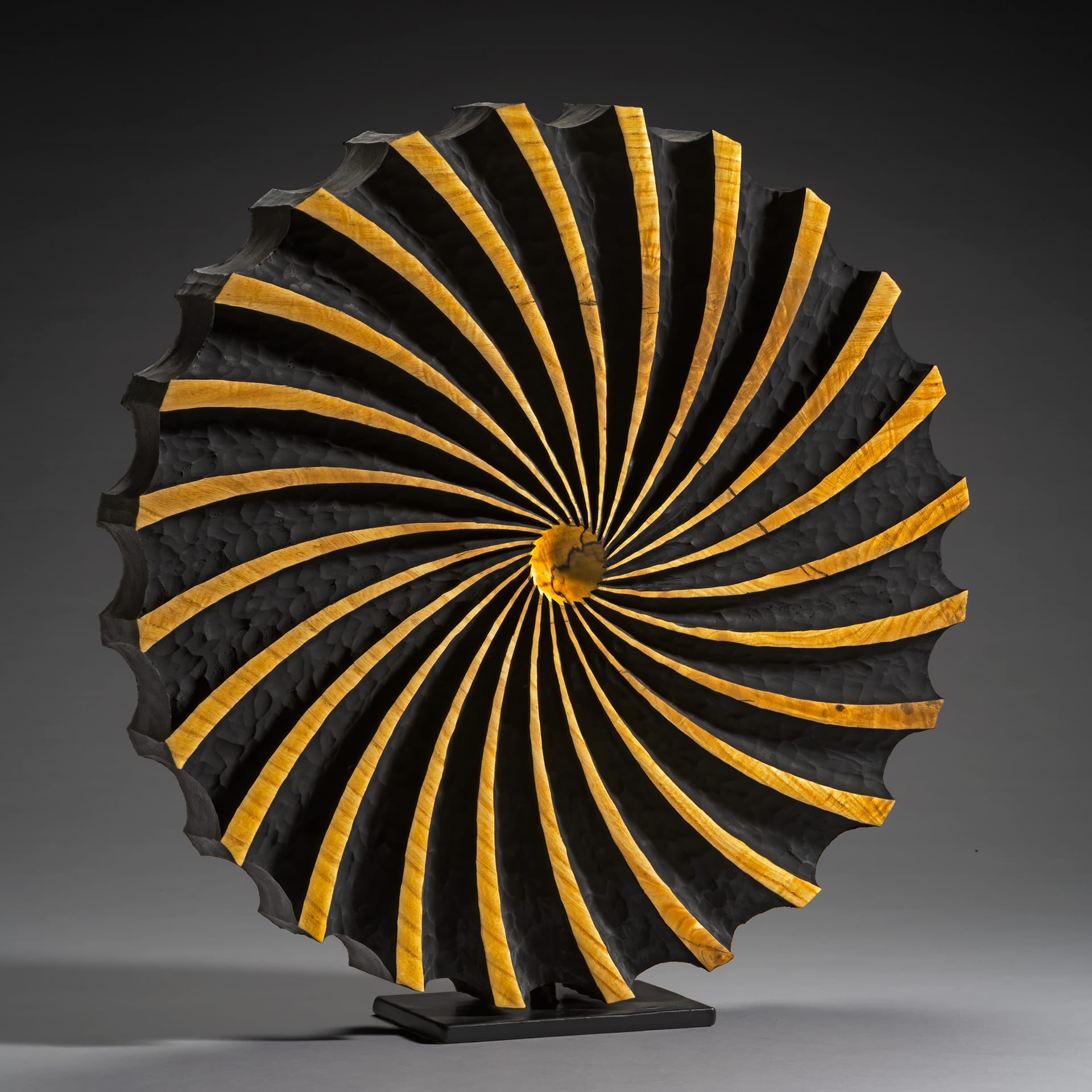 A sculpted spiral.