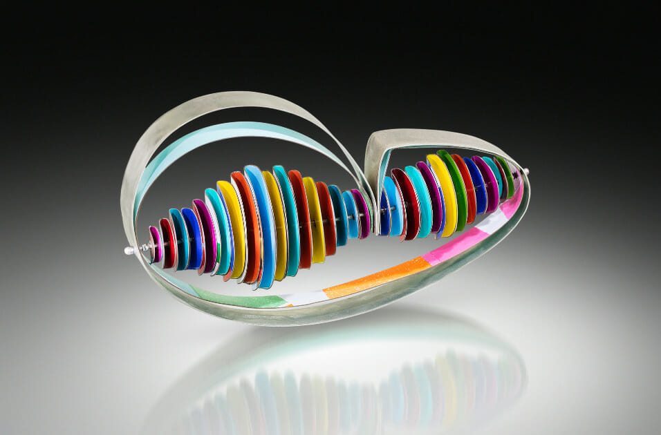 Abstract brooch